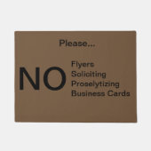 Die nicht willkommene Matte (Vorderseite)