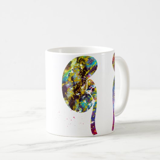 Die Nidneys-Anatomie Kaffeetasse (VorderseiteRechts)