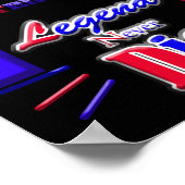 Die nie mit Donald Trump Poster (Ecke)