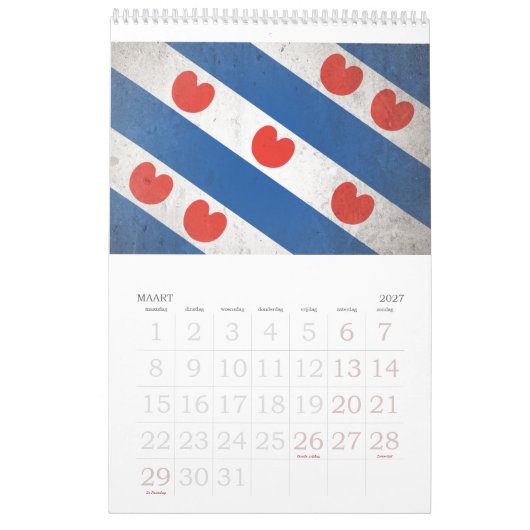 Die Niederlande Kalender (Mär 2027)