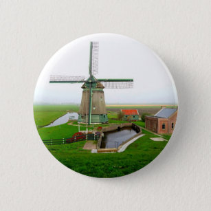 Die Niederlande landschaftliche Landschaft mit Win Button