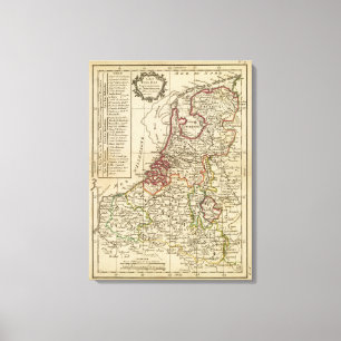 Die Niederlande Leinwanddruck