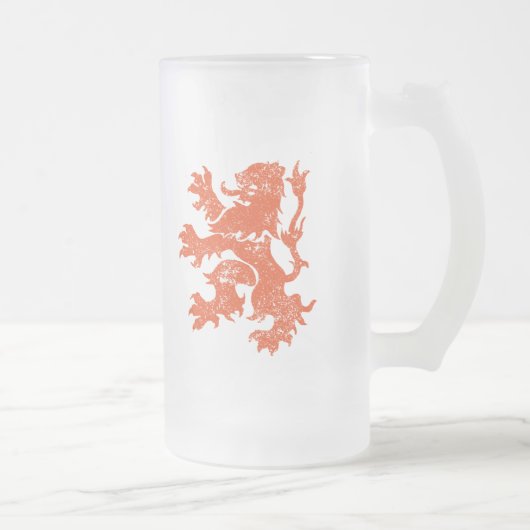 Die Niederlande Mattglas Bierglas (Rechts)