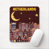 Die Niederlande nachts Mousepad (Mit Mouse)