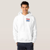 Die Niederlande - niederländische Flagge Hoodie (Vorne ganz)