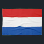 Die niederländische Flagge Küchentuch<br><div class="desc">Das große Geschenk der niederländischen Flagge für die die Liebe Holland oder die,  die ein niederländisches Erbe haben. Die Farben der niederländischen Flagge sind Rot,  Weiß und Blau. Dieser Entwurf ist auch auf vielen anderen Produkten verfügbar,  damit Sie von wählen.</div>