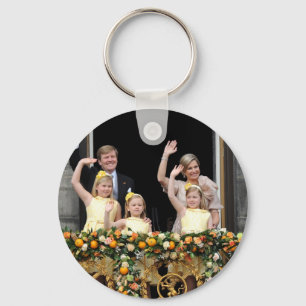 Die niederländische Königsfamilie Schlüsselanhänger