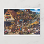 Die niederländischen Sprichwörter | Pieter Bruegel Postkarte (Vorderseite)
