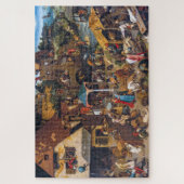 Die niederländischen Sprichwörter | Pieter Bruegel Puzzle (Vertikal)