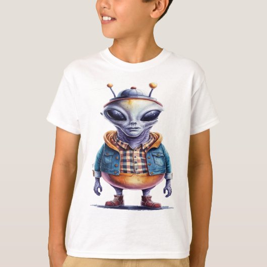 Die niedliche Alien T-Shirt (Vorderseite)