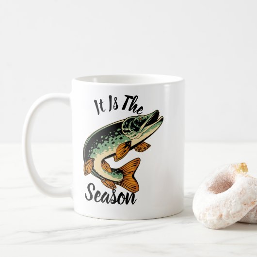 Die niedliche Angelsaison ist für uns da! Kaffeetasse (Mit Donut)