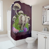 Die Niedliche Babyelephon Duschvorhang (Beispiel)