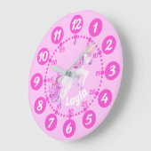 Die niedliche einhornfarbene Uhr des Kindes (Winkel)