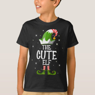 Die Niedliche Elf-Familiengruppe Weihnachten T-Shirt