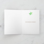 Die niedliche Green Water Turtle-Geschwindigkeit s Karte (Innenseite)