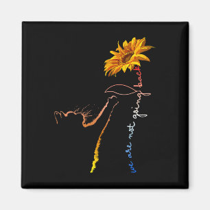 Die Niedliche Katzenblume Kamala-harri geht nicht  Magnet