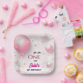 Die Niedliche Königin Little Miss Onederful 1. Geb Pappteller (Party)