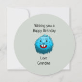 Die niedliche Kreatur Einladung (Rückseite)