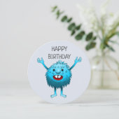 Die niedliche Kreatur Einladung (Stehend Vorderseite)