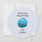 Die niedliche Kreatur Einladung (Rückseite)