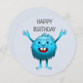 Die niedliche Kreatur Einladung (Vorne/Hinten)