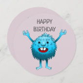 Die niedliche Kreatur Einladung (Vorne/Hinten)