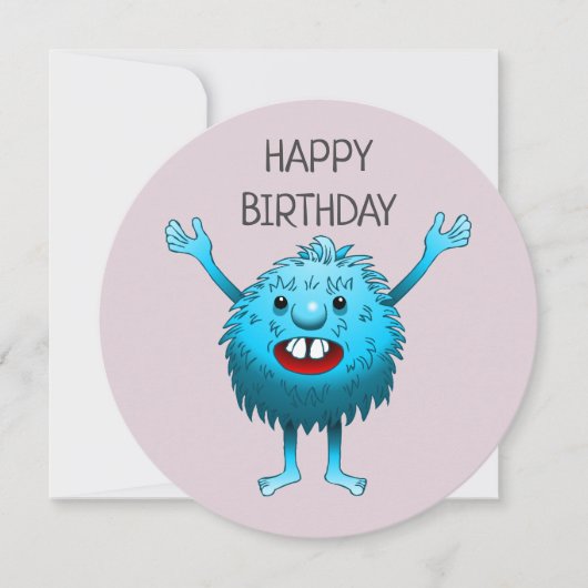 Die niedliche Kreatur Einladung (Vorderseite)