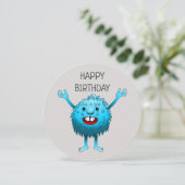 Die niedliche Kreatur Einladung (Stehend Vorderseite)