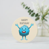 Die niedliche Kreatur Einladung (Stehend Vorderseite)