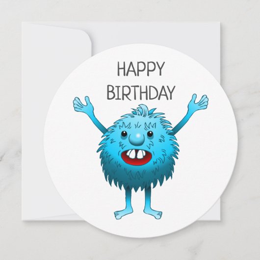 Die niedliche Kreatur Einladung (Vorderseite)