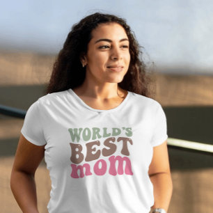 Die niedliche Mode der weltbesten Mama-Typografie T-Shirt