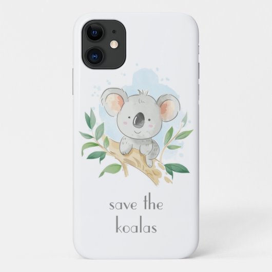 Die niedliche Moderne Rettete Koalas | Australien Case-Mate iPhone Hülle (Rückseite)