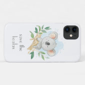 Die niedliche Moderne Rettete Koalas | Australien Case-Mate iPhone Hülle (Rückseite (Horizontal))