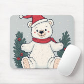 Die Niedliche Mouse Pad der Weihnachtsbären Mousepad (Mit Mouse)