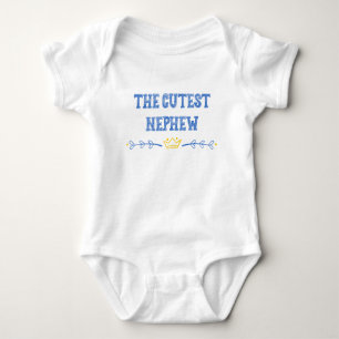 Die niedliche Neffe Baby Blue Tante Geschenk Baby Strampler