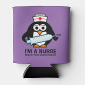 Die niedliche Pinguin-Krankenschwester kann sich m Dosenkühler (Vorderseite)