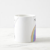 Die niedliche Tasse des Unicorn-Regenbogen-heiße (Mittel)
