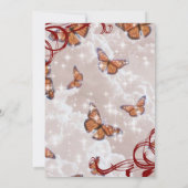 Die niedliche und hübsche Karteneinladung Einladung (Rückseite)