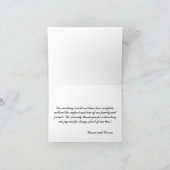 Die niedliche Vintage zwei Bräutigam-homosexuelle Dankeskarte (Innenseite)