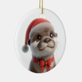 Die Niedliche Weihnachtsfeier Keramik Ornament (Rechts)