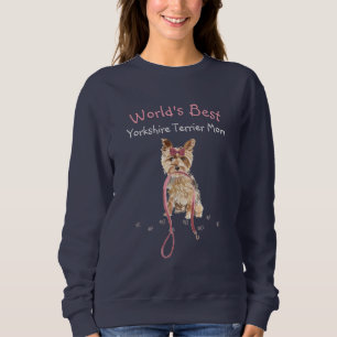 Die niedliche Yorkshire Terrier Mama Sweatshirt