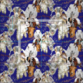 Die Niedlichen Gesichter der Ziegen Stoff (Kachel)