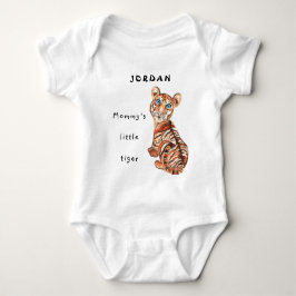 Die niedlichen, kleinen Tigerbläschen der Wasserfa Baby Strampler