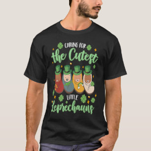 Die Niedlichen Leprechauns NICU Nurse St Patric T-Shirt