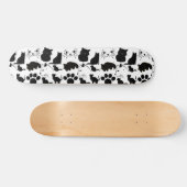 DIE Niedlichen SCHWARZKATZPATTER Skateboard (Horizontal)