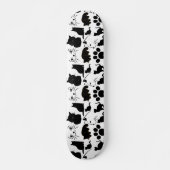 DIE Niedlichen SCHWARZKATZPATTER Skateboard (Vorne)