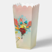 Die niedlichen Vögel guten Spaßes. Geschenkschachtel (Rückseite)