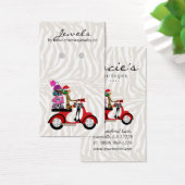 Die Niedlichen Zebra Bow Schmuck-Karten sammeln Ro (Schreibtisch)