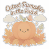 Die Niedlichsten Pumpketten im Patch Fall Design V Aufkleber (Vorderseite)