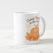 Die Niedlichsten Pumpketten im Patch Fall Design V Jumbo-Tasse (Vorderseite Rechts)